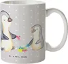 Mr. & Mrs. Panda Tasse Sozialpädagoge Herz - Grau Pastell - Produktbild-Vorschau 1