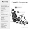 tectake Gamingstuhl Sim-Racing-Cockpit GT-Style Rennsitz Produktbild-Vorschau 5