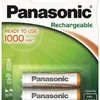 1x2 Panasonic Akku NiMH Mignon AA 1000 mAh Ready to Use Produktbild-Vorschau 5