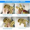 1/2" Messing-Doppelhahn - Doppelauslauf-Gartenhahn Produktbild-Vorschau 5