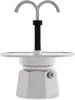 A close-up studio shot of a stovetop espresso maker. Produktbild-Vorschau