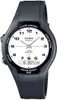 A close-up studio shot of a black Casio watch with a white face. Anteprima dell’immagine prodotto