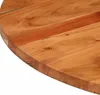vidaXL Plateau de table Ø90x2,5 cm Rond Bois massif Acacia Voir les images du produit 5