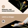 KitchenYeah© Herdabdeckplatte Gelbe Tulpen auf schwarzem Produktbild-Vorschau 2