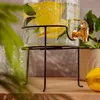 HOMLA Podstawka FREYA pod słoik z kranikiem czarna 20x16 cm Podgląd zdjęcia produktu 2