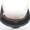 A close-up view of the inside of a ski goggle, showing the foam padding and strap. Produktbild-Vorschau