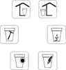 A collage of icons related to plant care and potting. Náhľad obrázku produktu
