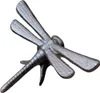 Garten Dekofigur Libelle aus antikbraunem Gusseisen, ca. Produktbild-Vorschau 1