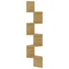 vidaXL Wandplank, hoekmodel, Sonoma-eikenhout, 19x19x123 Productafbeelding-voorbeeld 1