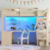 Flieks Lit superposé 140x200cm avec bureau et étagère, Lit Voir les images du produit 2