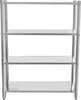 Wiltec Étagères en acier affiné 201 – 1200 x 450 x 1550 mm Voir les images du produit 2