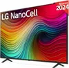 A television screen displaying a colorful abstract pattern, with the LG NanoCell logo visible. Voir les images du produit