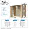 Bois Etagère à bois de chauffage - 4,3 m3 - L146xL232xH199 Voir les images du produit 2