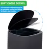 YourCasa® Mülleimer Bad [5L] - Elegantes Design - Produktbild-Vorschau 8