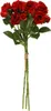 Künstliche Deko Rosen Rot Ø4cm L45cm Hochzeit Deko 3St Produktbild-Vorschau 3