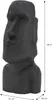 ECD Germany Moai Figur Rapa Nui Kopf 78cm hoch, Anthrazit, Produktbild-Vorschau 6
