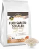 A bag of psyllium husk powder with a small bowl of the product in the foreground. Produktbild-Vorschau