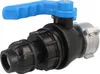 tecuro IBC Adapter Kugelventil mit PE-Klemmverbinder Ø 32 Produktbild-Vorschau 1