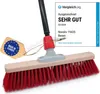 Novaliv Straßenbesen 40 cm I Besen mit Stiel ausziehbar I Produktbild-Vorschau 1