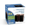 The image shows the retail packaging of Esperanza Folk EP122 wooden USB stereo speakers. Anteprima dell’immagine prodotto