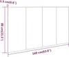 vidaXL Tête de lit chêne Sonoma 160x1,5x80 cm Bois Voir les images du produit 7