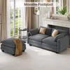 BEALIFE Rohová pohovka 168x76x91 cm  | 2-miestna + taburet Náhľad obrázku produktu 8
