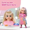 BABY born Stylingkopf Carla, Frisierkopf mit hochwertigem Produktbild-Vorschau 7