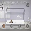 ML-Design dětská postel 70x140 cm se stříškou a roštovým Náhled obrázku produktu 2