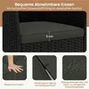 Yaheetech 2er Set Gartenstuhl aus Polyrattan, inkl. Sitz- & Produktbild-Vorschau 6