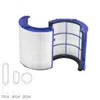 A product shot of an air purifier filter, with smaller line drawings of different air purifier models at the bottom. Produktbild-Vorschau