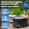 LIVIKING® Eisbad + Faltbare Badewanne Erwachsene [120cm - Produktbild-Vorschau 9