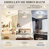 Stropný ventilátor HOMCOM s LED osvetlením, sklopnými Náhľad obrázku produktu 4