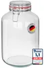 WELLGRO Einmachgläser mit Bügelverschluss rund 4880ml - Produktbild-Vorschau 1