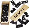 Hra domino v dřevěné krabici Rodinná hra Desková hra Náhled obrázku produktu 3