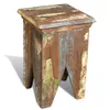 dkd-home-decor Hocker Altholz 30 x 30 x 45 cm, Recyceltes Produktbild-Vorschau 5