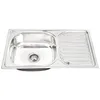 MIDORI® Edelstahl Spüle reversible Küchenspüle Einbauspüle Produktbild-Vorschau 2