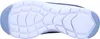 The image shows the sole of a blue and white sneaker. Voir les images du produit