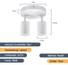 ZMH LED Deckenleuchte 2 Flammig Deckenlampe Spots GU10 Produktbild-Vorschau 7