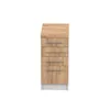 Unterschrank INEZ II, Küche, Küchenschrank 40 cm Weiß/Craft Produktbild-Vorschau 5