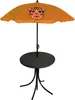 4tlg Kinder Campingmöbel Set Tiger Campingstuhl Tisch Sonnenschirm Produktbild-Vorschau