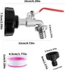 IBC Auslaufhahn 1000L Wassertank Zubehör IBC Tank Adapter Produktbild-Vorschau 2