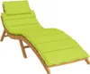 vidaXL Sonnenliegen-Auflage Hellgrün 186x58x4 cm Produktbild-Vorschau 3