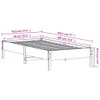Postel z masivu bez matrace vosk hnědá 90x190 cm borovice Náhled obrázku produktu 7