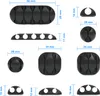 EAZY CASE 10x Kabelclips zur Kabelbefestigung, Verschiedene Produktbild-Vorschau 4