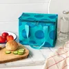 Kühltasche | Lunch Bag – Blau-Türkis mit Isolierfolie, Rex Produktbild-Vorschau 2