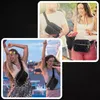 Sac de hanche étanche noir pour femme avec bandoulière Voir les images du produit 12