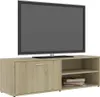 vidaXL TV-Schrank Sonoma-Eiche 120x34x37 cm Holzwerkstoff Produktbild-Vorschau 4