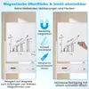COSTWAY Obojstranná mobilná tabuľa, 120 x 90 cm, magnetická Náhľad obrázku produktu 8