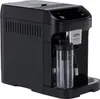 A black DeLonghi Magnifica Plus coffee machine is shown against a white background. Produktbild-Vorschau
