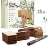 30x Pflanzenstecker zum Beschriften aus Bambus inklusive Produktbild-Vorschau 1
